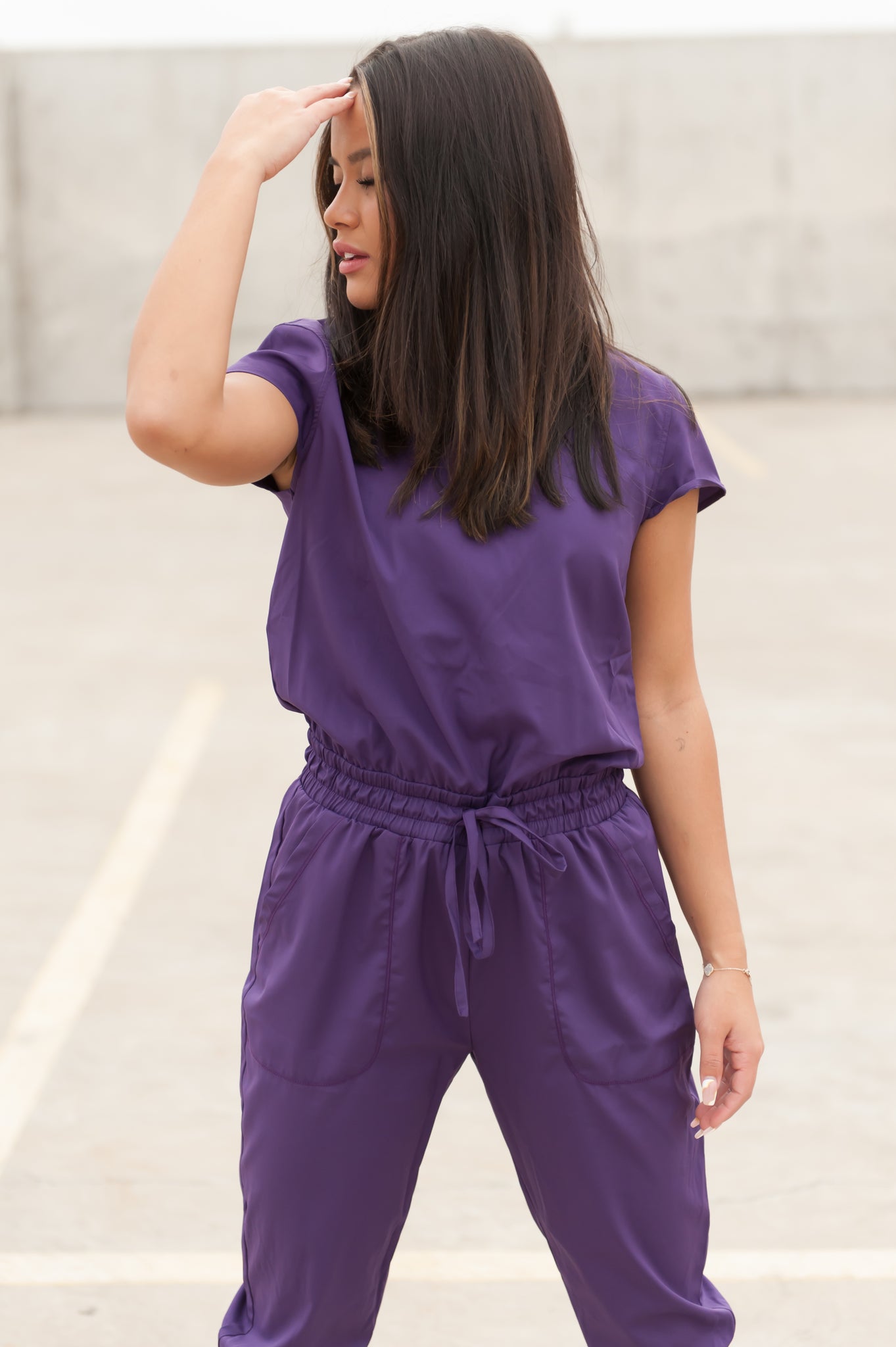 One-Piece Scrubsuit in Purple